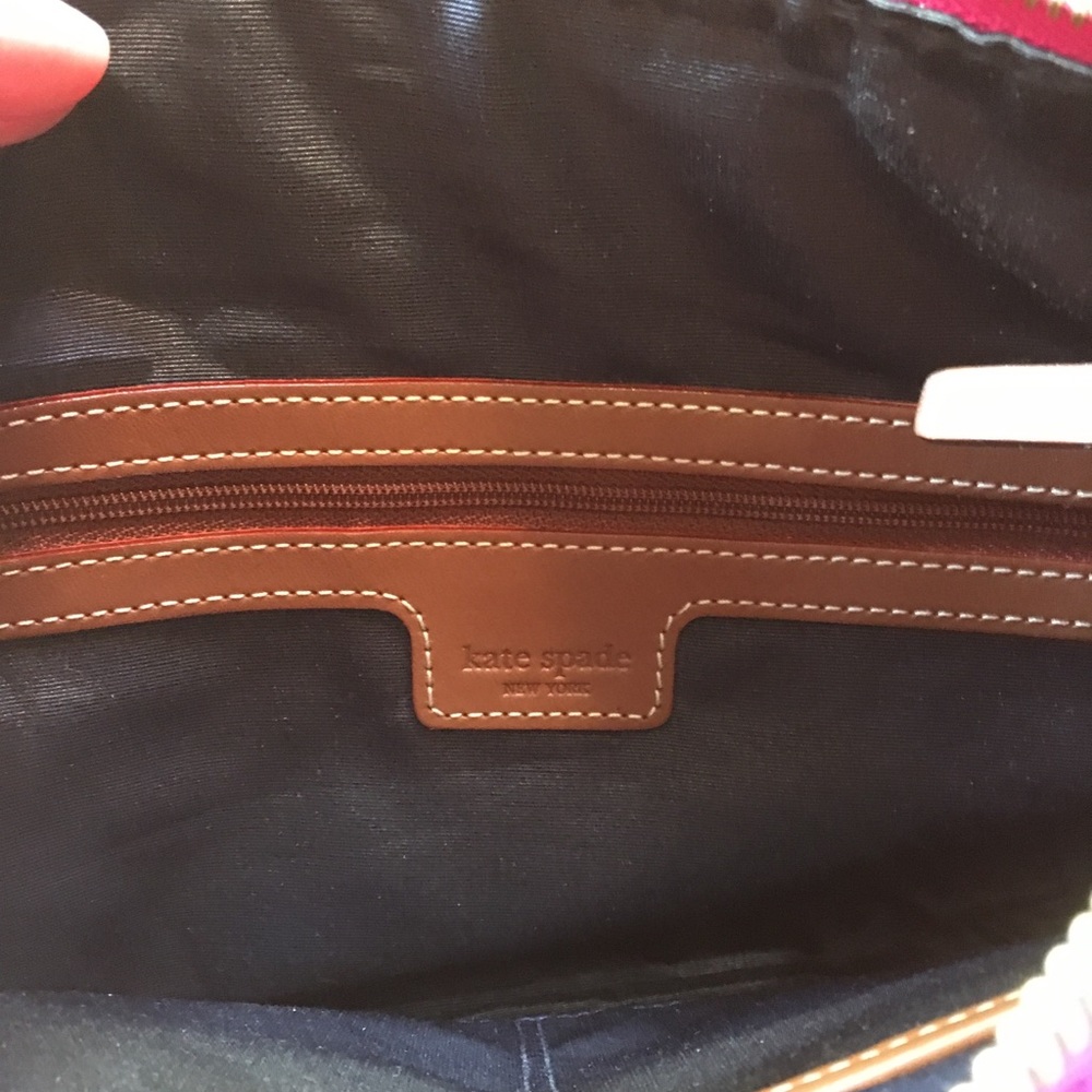 Kate Spade Fuchsia Wool Purse - Picture 7 of 8